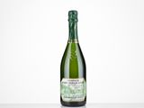 a bottle of champagne sitting on top of a table
