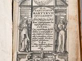 an open book with a picture of a man and a woman on it