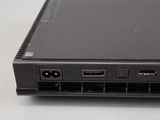 a close up view of the back of a laptop computer