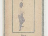 an old book with a picture of a man holding a tennis racquet