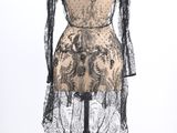 a black and white dress on a mannequin mannequin mannequin mannequin mannequin mannequin mannequin mannequin mann