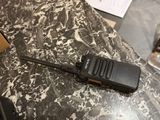 a close up of a walkie talkie sitting on a table