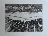 an image of a drawing of a group of people in a field
