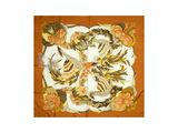 une image représentant une photo d'une nappe ornée d'oiseaux et de fleurs