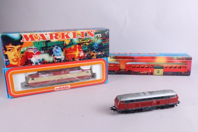 Coffret Grue Ferroviaire Märklin HO - Fonctions Digitales - Occasion