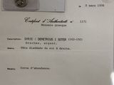 une photo d'une feuille de papier sur laquelle figure la photo d'un homme