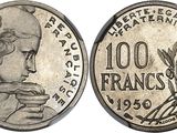 a close up of a coin with a woman on it