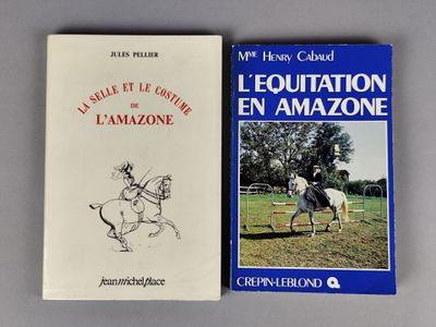 deux livres sur l'équitation sur Amazon et la photo d'un homme à cheval