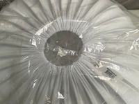 Abat-jour WATT&VEKE Mod. Ellipse en coton blanc (Diam. (photo 3)