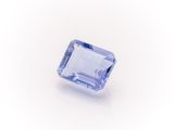 a blue sapphire stone on a white background