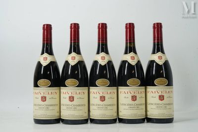 six bouteilles de vin sont alignées sur une surface blanche