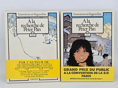deux livres posés sur une table blanche, avec la photo d'une femme en arrière-plan