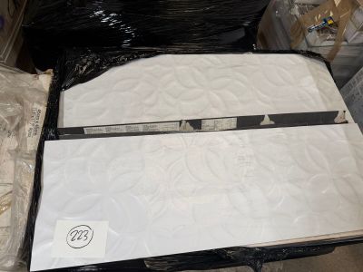 boxes of mattresses and other items are stacked on top of each other