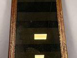 a mirror that is sitting on the wall