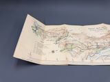 une vieille carte des montagnes et des fleuves des États-Unis