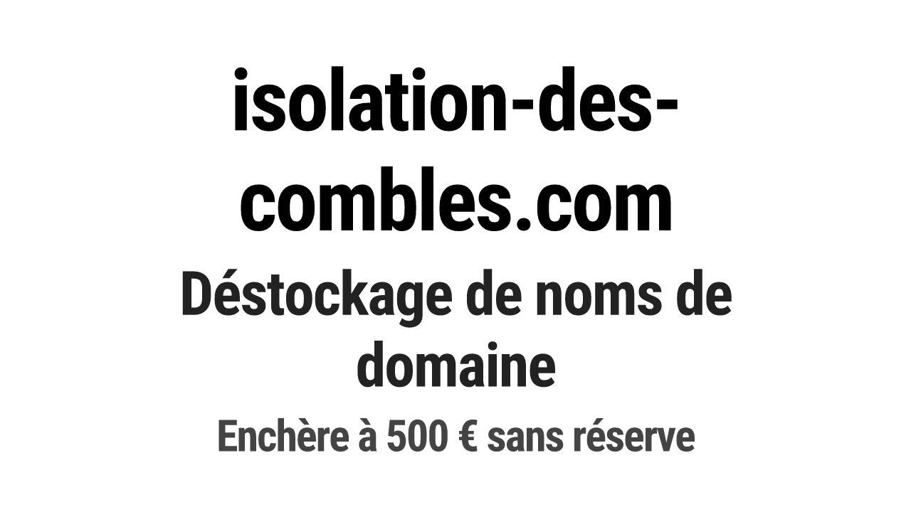 Destockage & Invendus