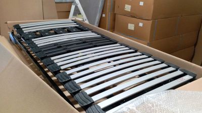 MERAL Literie paire de sommiers électriques modèle Ossature …