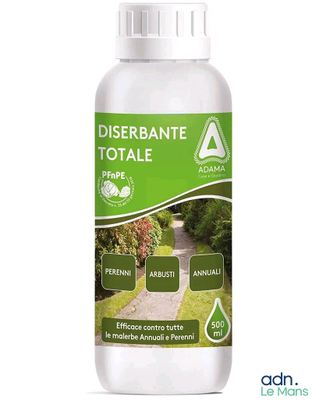 une bouteille de « Diserrante Totale » sur fond blanc
