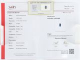 un certificat sur lequel figure l'image d'un diamant