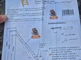 someone is holding up a piece of paper with instructions on it