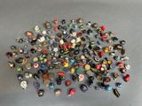 a lot of buttons that are on a table