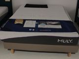 two mattresses that are on display in a store