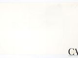 a close up of a piece of paper with a black and white logo on it