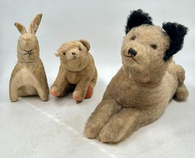 314 / CH-M3 (cui) / Lot de 3 animaux en peluche compre…