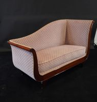 Méridienne en acajou et placage d'acajou à décor d'enrouleme… (photo 3)