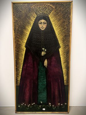 an image of a painting of a woman with a crown on her head