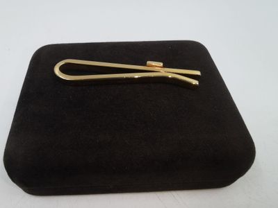 pince à cravate Givenchy métal doré