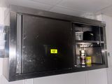 an image of a commercial kitchen with stainless steel appliances
