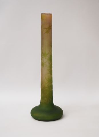 ETABLISSEMENTS GALLÉ (1904-1936)
Grand vase cylindrique à base ap...