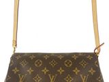louis vuitton brown monogram canvas and leather shoulder bag