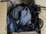 a box with a bunch of clothes inside of it