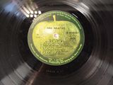 a vinyl record with a green apple on it