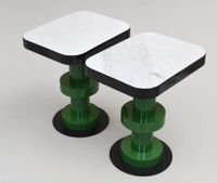 Paire de tables de chevet design,