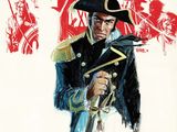 a painting of a man in a military uniform holding a sword