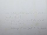 a piece of paper that has writing on it