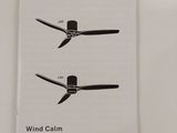 a sign that says create wind calm on the wall