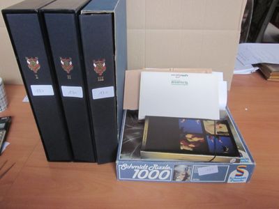 Un carton avec 3 albums DAVO avec étuis (bon état) France 18… - Photo 1