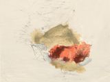 a drawing of a piece of food on a plate