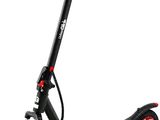 a close up of a scooter on a white background