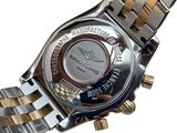 a close up of a watch on a white background