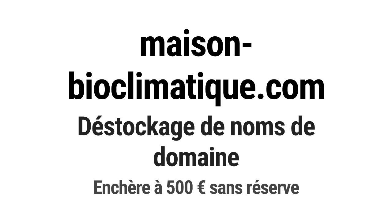 Destockage & Invendus