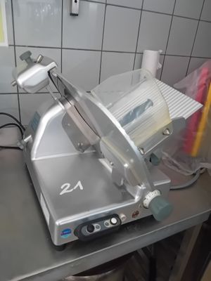 a machine that is sitting on a table in a kitchen