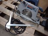 a picture of a corded circular saw on a pallet