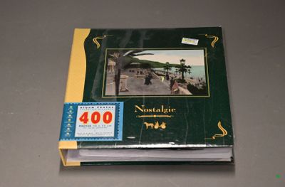 a book with a picture on it sitting on a table