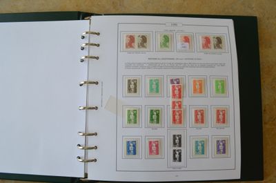 (Suite au lot précédent 182) Collection de timbres de France…