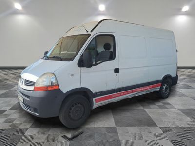 a picture of a white van parked in a garage